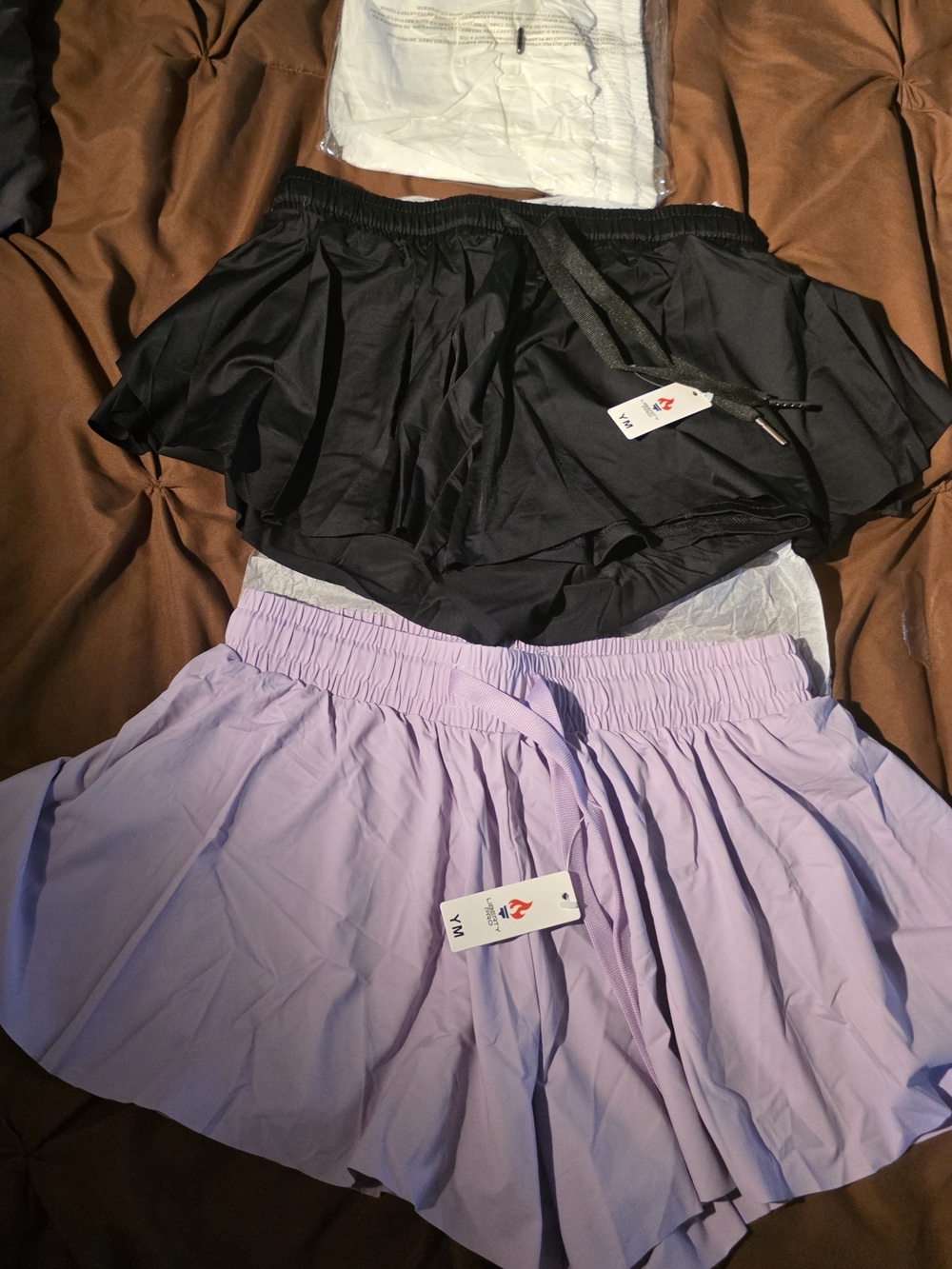 3 Pack Liberty Pro Butterfly Pleated Athletic Shorts Youth M